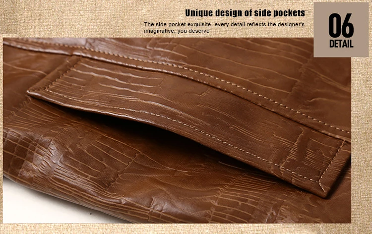 Brand Leather Jacket Men Slim Warm Mens Washed Leather Motorcycle Biker Jackets Standing Collar Coat Plus Size 4XL Outwear Parka men's genuine leather motorcycle jackets