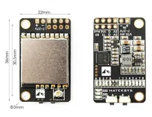 Matek 38CH FPV 5.8G 25 mW/200 mW/500 mW De Vídeo Comutável transmissor VTX-HV Com 5 V/1A BEC Saída 7-24 V Para FPV RC Corridas zangão