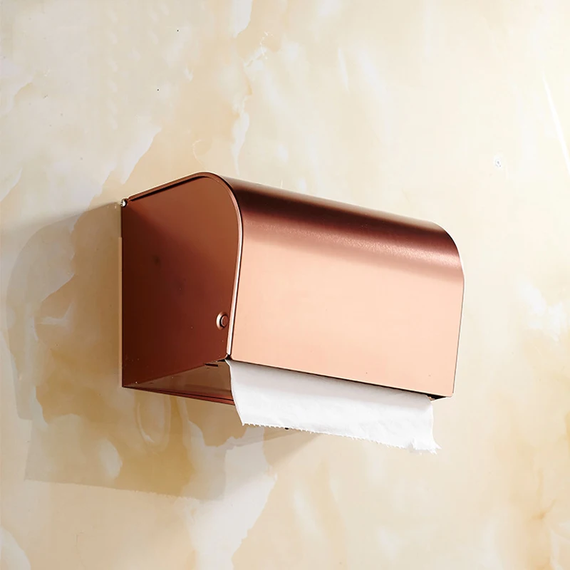 

Free Shipping Aluminum Waterproof Bathroom Toilet Paper Holder Roll Tissue Box With Ashtray Hotel Restaurant Paper Rack