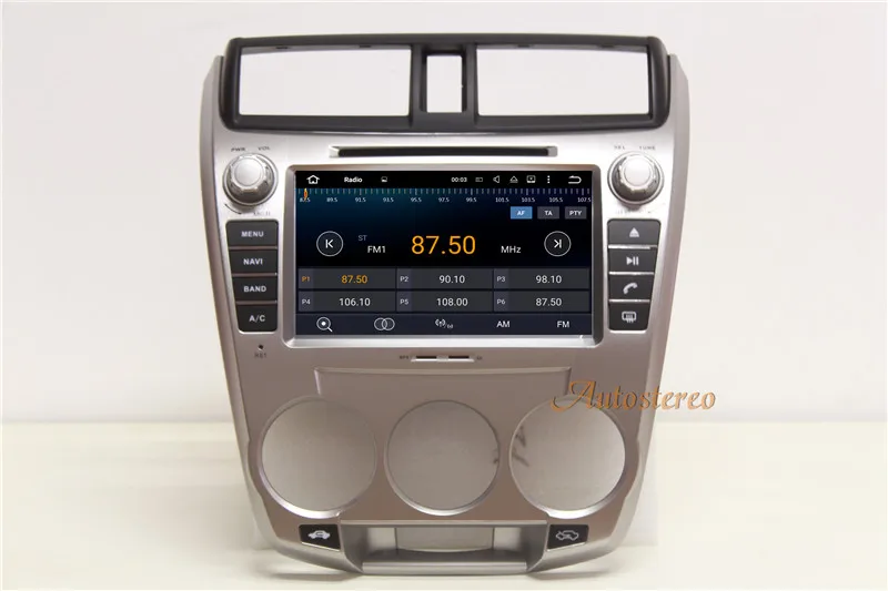 Clearance DSP 8" Inch 8-core Android9.0 Car DVD player GPS navigation for Honda City 2008-2014 AutoStereo unit multimedia stereo auto unit 8