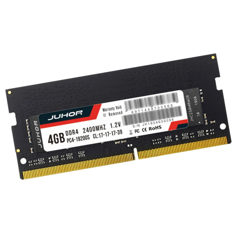 Juhor 4GB 8GB PC4-19200 DDR4-2400MHz 260Pin 1.2V SODIMM Laptop Memory RAM