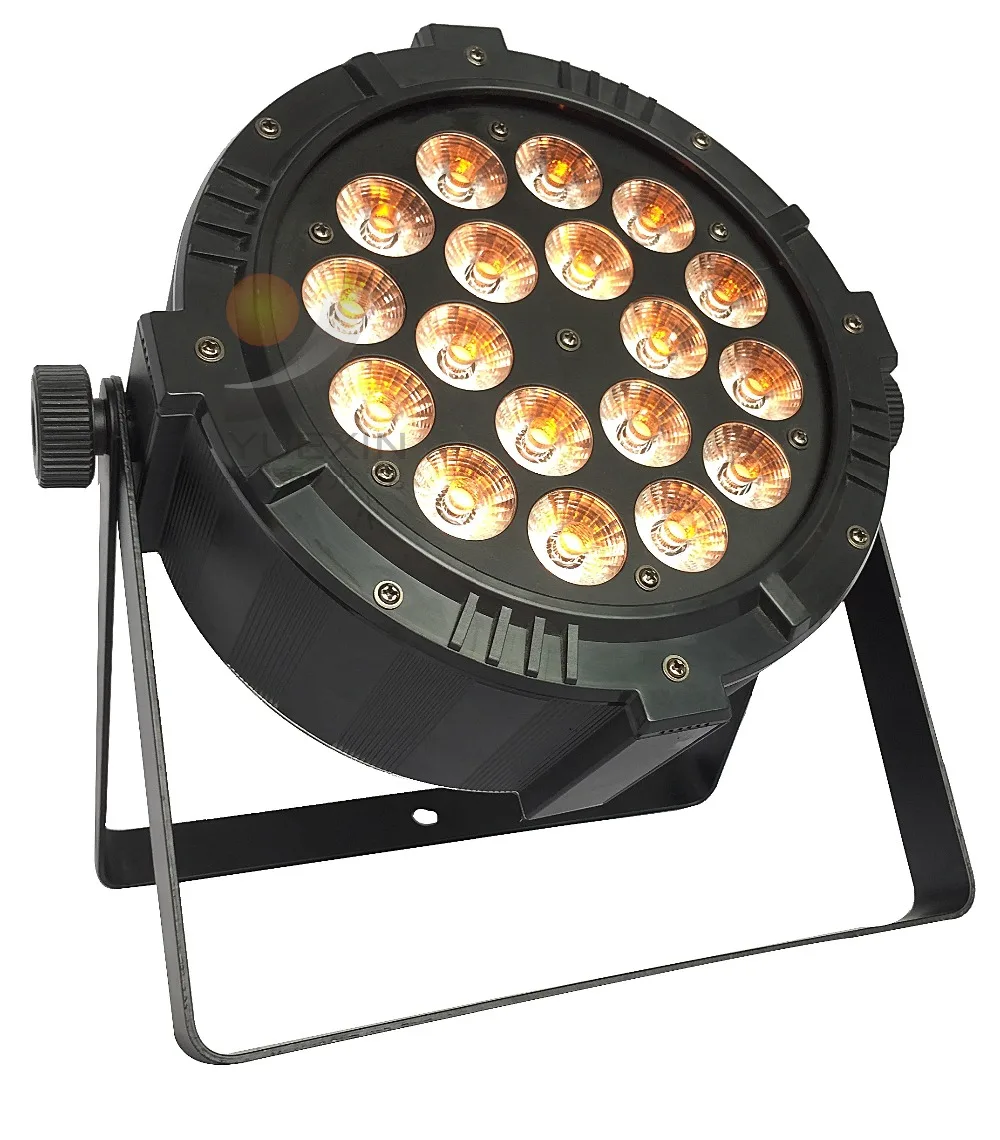 

Slim Theater Stage Lights 18x15W 5in1 LED Flat Par Light For Wedding Event