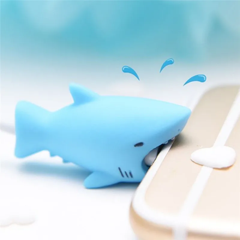 Cartoon Animals Data Line Protector For Iphone X XS Max XR 7 8 Plus 6 6S 5 5S Case For Huawei P20 Lite P Smart Phone Accessory