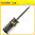 12GA DC 3V 6V Threaded rod Screw shaft axle Micro Electric reduction metal gear motor 12GA N20 DC 3V 6V 12V 5-4000rpm mały metalowy motoreduktor na zdalne sterowanie samochód zdalnie sterowany model DIY silnik zabawki elektryczny zamek do drzwi