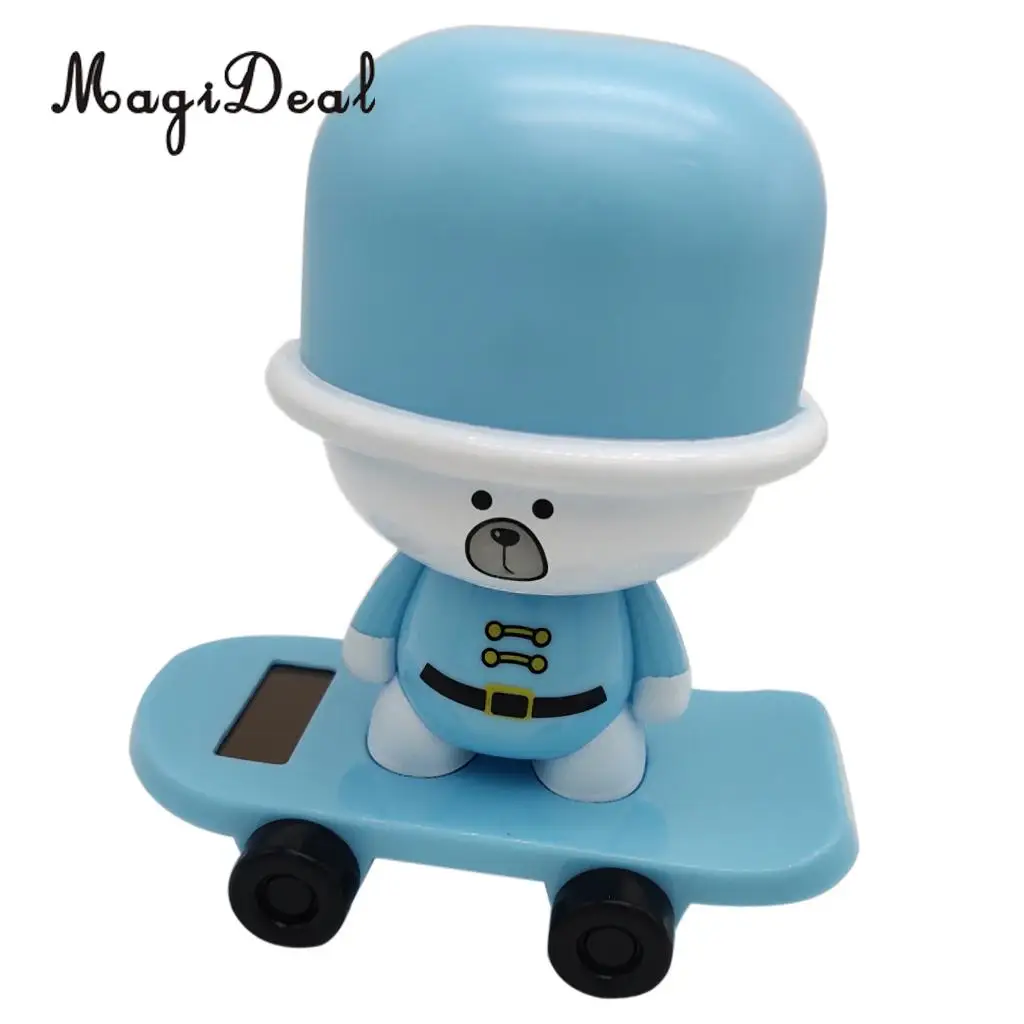 Solar Power Dancing Animal Model Swing Figure Statue Figurine Kid Science Toy Xmas Gift Home & Car Desk Decor