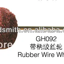 Резиновая проволока колеса, Полировочный диск для ювелирных изделий, ювелирные изделия Полировка на резиновом шнуре для чистки украшений, 100 шт./упак