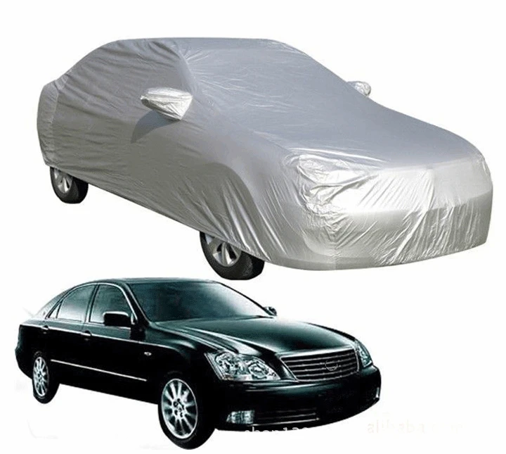 

Silver PEVA Car Covers Windshield Snow Winter Protection Cover Clothing with Ear Sun Shade Rainproof for Car Auto Product