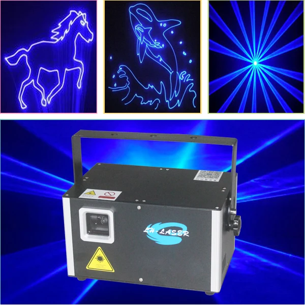 

Cheap Blue laser light with sd card and lcd display for KTV, OEM blue laser projector