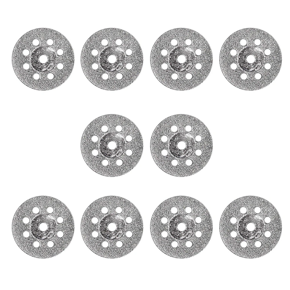 

10pcs/set 22mm Shank Rotary Tool Connecting Wheel Diamond Cutting Disc Mini Saw Blades Drill