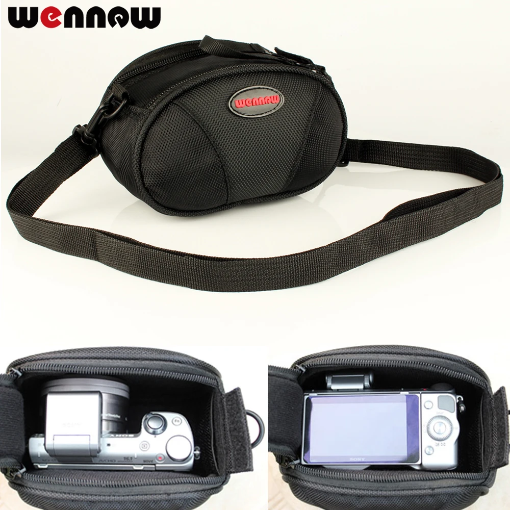 

wennew Shoulde Camera Bag Case for Sony alpha a6500 a6300 a6000 a5100 a5000 NEX-6 NEX-7 NEX-5T NEX-5N NEX-3N NEX-5R 16-50mm Lens