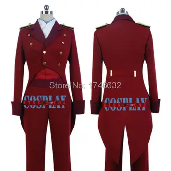 

Aldnoah Zero SLAINE TROYARD Count Uniforms Suit Red Anime Cosplay Costume Set S-XL Custom Made Any Size