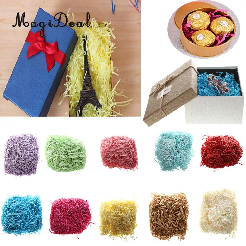 Buy MagiDeal 50g/Bag Crinkle Cut Shredded Tissue Paper
