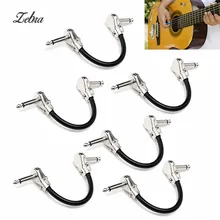Zebra 6Pcs Audio Cable Electric font b Bass b font font b Guitar b font Effect