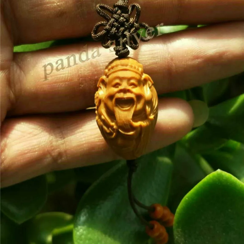 

olive seed .Carving of the God of wealth.Key pendant.Car Pendant.Handset Pendant.