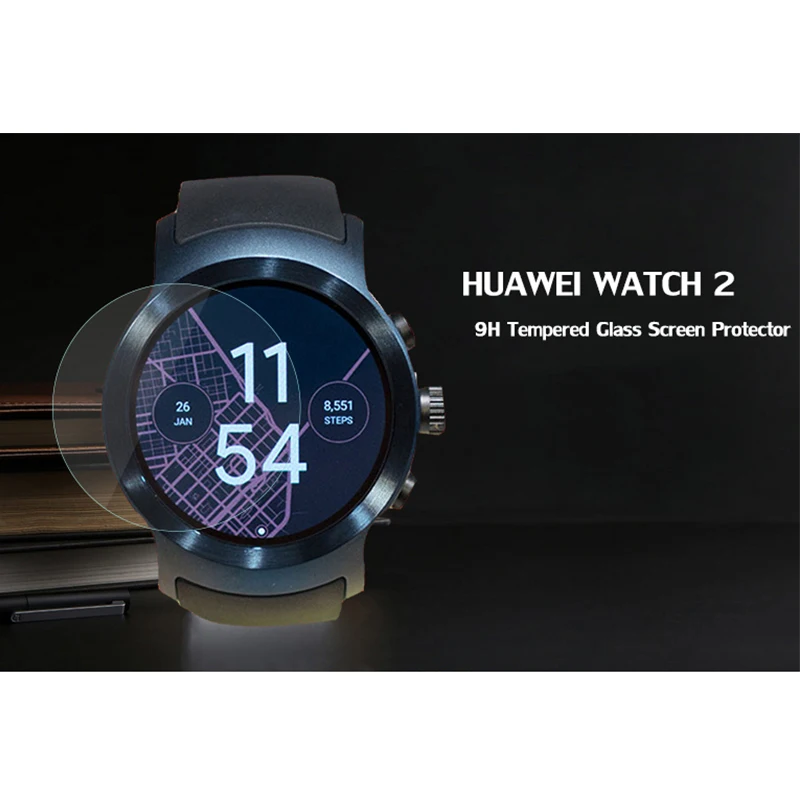 3 шт защита экрана из закаленного стекла для huawei Watch 2 Защитная пленка для экрана для huawei Watch2 Smart Watch 9H 2.5D 0,2 мм