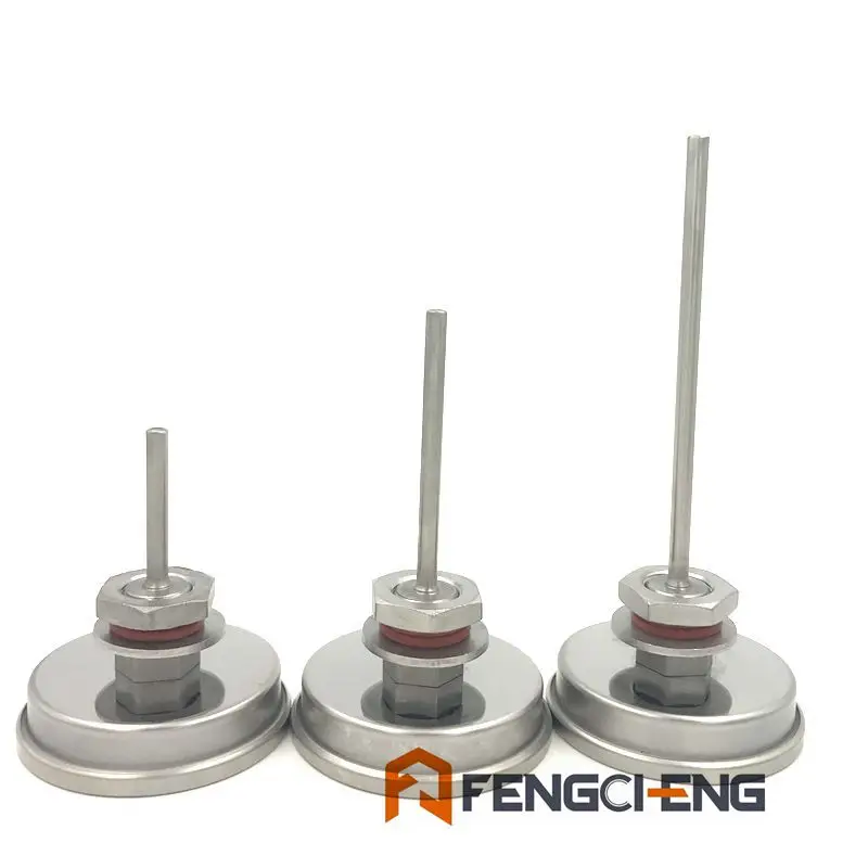 Cheap Free Shipping Weldless Bi metal Thermometer Kit 3\