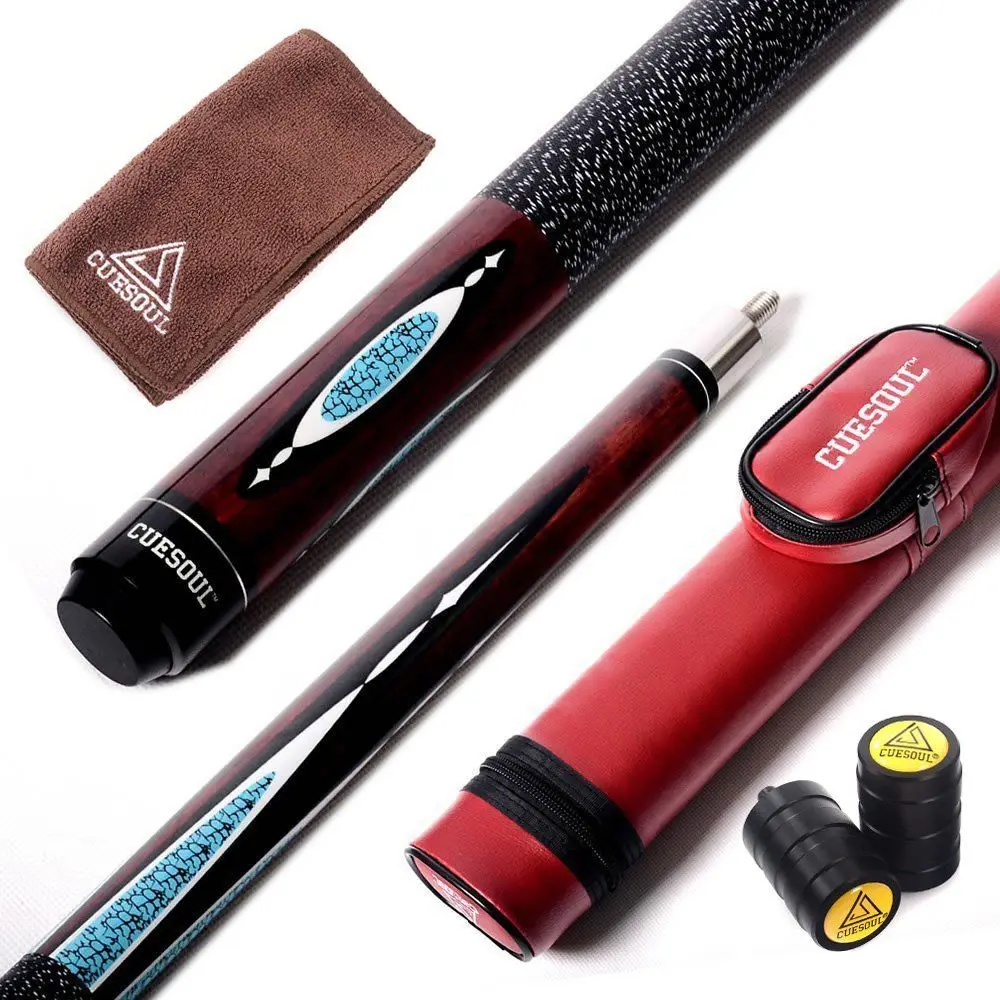 CUESOUL キューソール ビリヤード ケース付き キュー シャフト58インチ