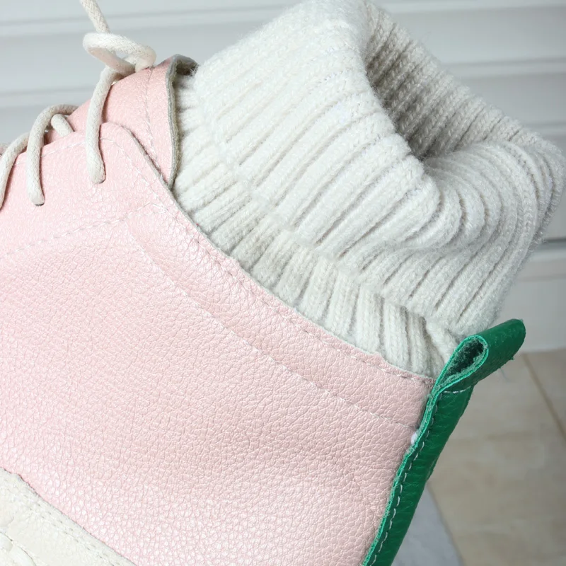 Careaymade-Candy color Martin boots new style Korean boots, flat bottomed boots woollen tube antique tie short ladies' boots Careaymade-Candy color Martin boots new style Korean boots, flat bottomed boots woollen tube antique tie short ladies' boots