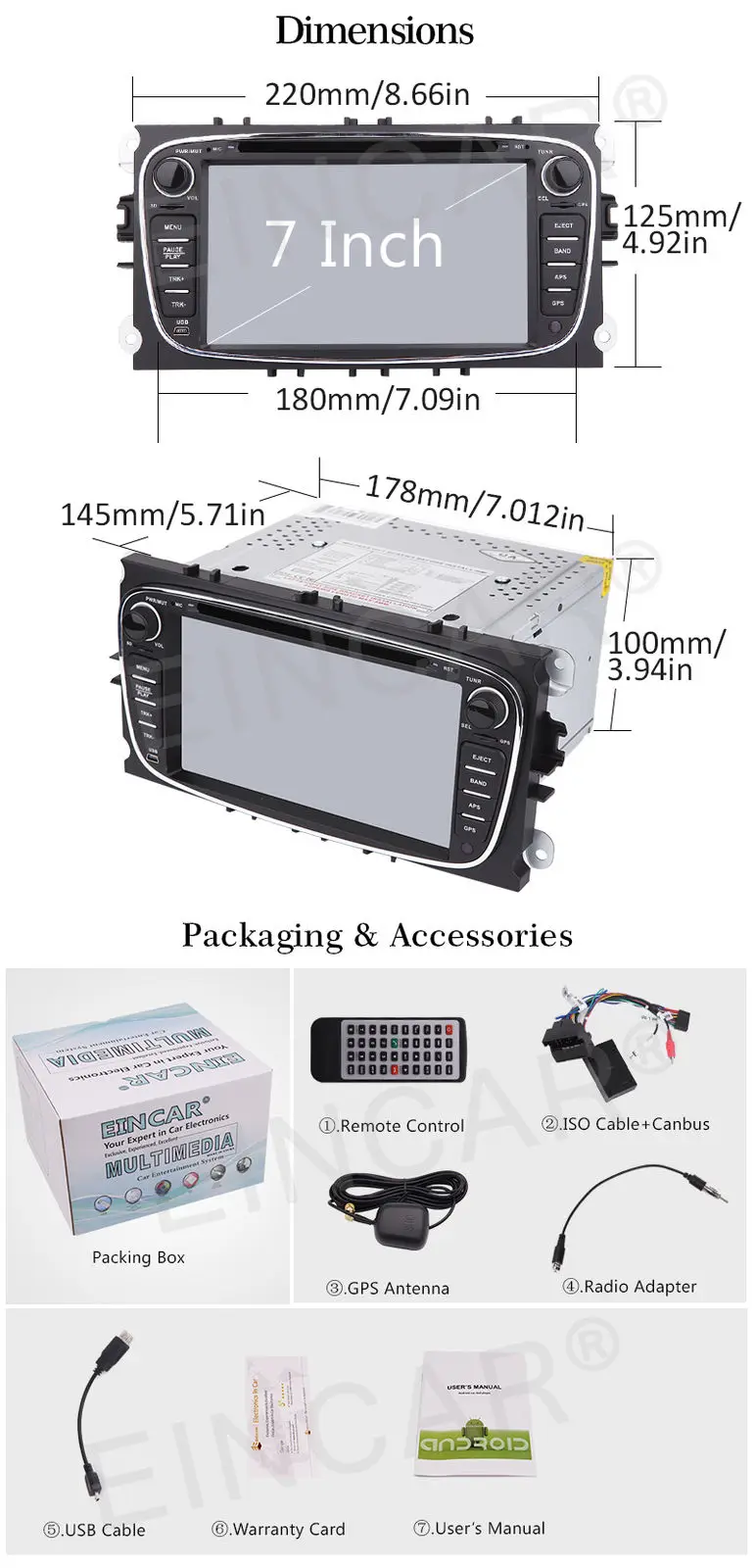 Top Android 6.0 Car DVD Player CANBUS GPS Navi Radio BT OBD2 for Ford Mondeo Focus 15 Top Android 6.0 Car DVD Player CANBUS GPS Navi Radio BT OBD2 for Ford Mondeo Focus 15