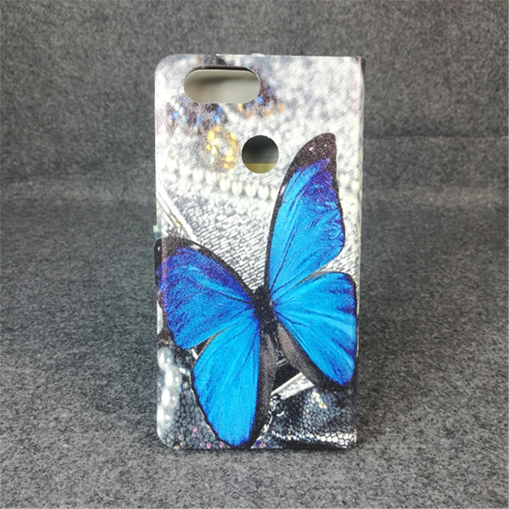 

Ultra thin butterfly Flower Flag vintage Flip Cover For ZTE Blade V9 5.7 inch Dual sim Cellphone Case