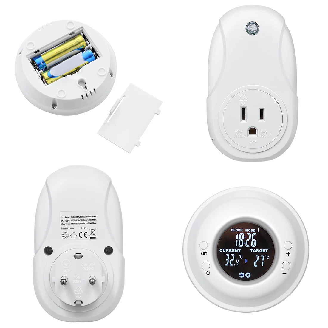 

Electric heater temperature controller Digital Wireless Thermostat Room Temperature Controller with Remote Control