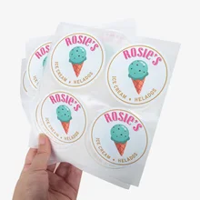 Заказная самоклеящаяся печати винил логотип стикеры простыни Детские водостойкие и всепогодный клейкий лист