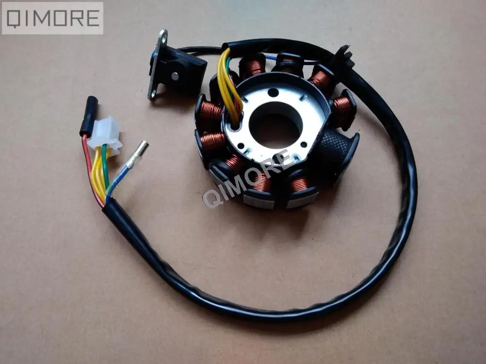 3 фраза DC сгорел 11-coil 6-wire МАГНЕТО СТАТОР для скутера мопеда ATV Go Kart GY6 125 GY6 150 cc 152QMI 1P52QMI 157QMJ 1P57QMJ