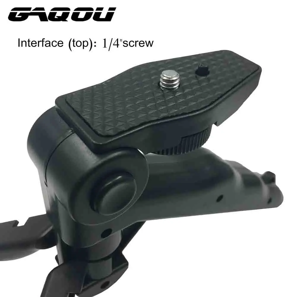 GAQOU Универсальный мини-штатив с держателем для сотового телефона, дистанционное управление, вращение на 90 дюймов, настольный штатив и ручка для цифровой камеры Go pro