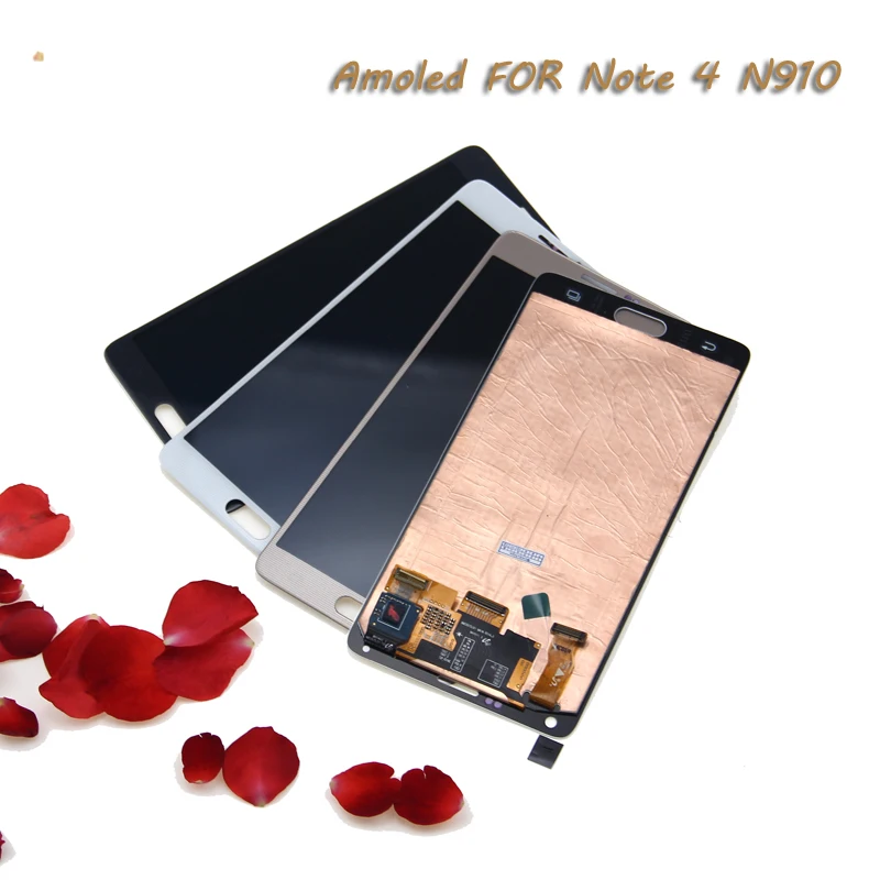 Протестировано для Samsung Galaxy Note 4 LCD Note4 N910 N910C N910F N910A AMOLED дисплей сенсорный экран