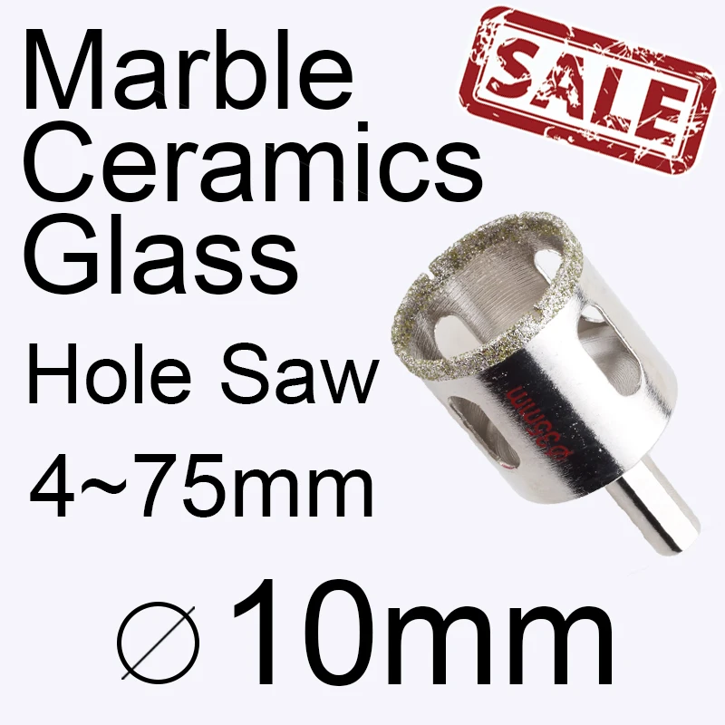 5pcs 10mm 0.394in.Marble Hole Saw,Glass Hole Saw,Ceramic tile Hole Saw