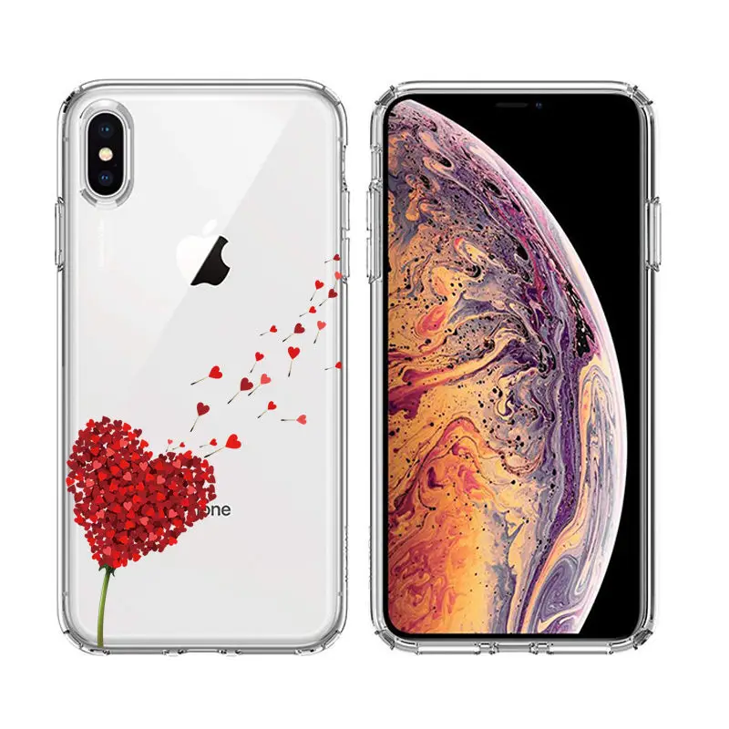 Arvin Case FOR  Iphone XR Soft Clear Protective TPU Back Cover FOR 5 5S 6s Plus X XS Max Painting Silicon Cover FOR Iphone 7 8 (18)
