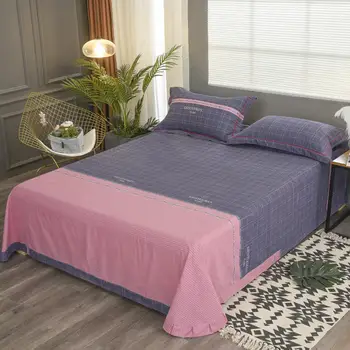 

Bed sheet monopoly bedding set All cotton bed sheet Sanding Double color matching sheet 180cmx230cm/250cmx250cm/250cmx270cm