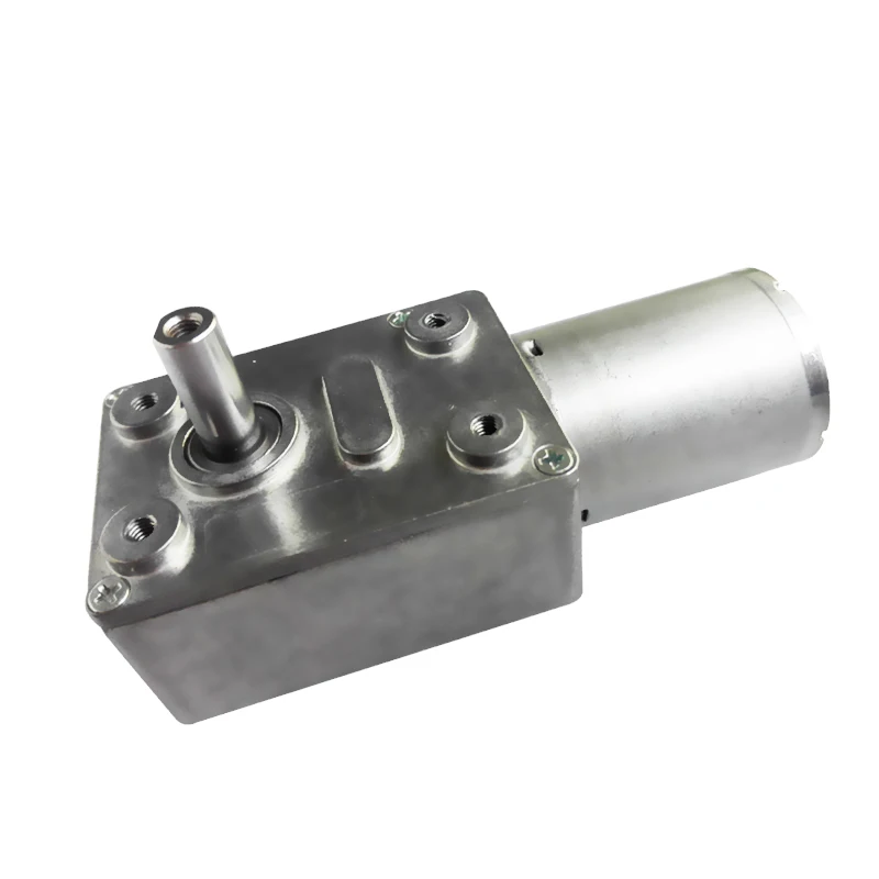 DC12V GW370 Gear Reduction Motor Worm Reversible Torque Geared Motor 1RPM-250RPM