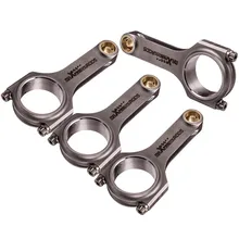 4340 Bielas de Aço Para VW Golf Jetta a3 MK3 2.0L ABA 8 v ABF ARP bielas 159mm 2000 3/8 “parafusos