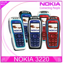 Восстановленное Nokia 3220 GSM сотовый телефон Оригинальный разблокирована Nokia Поддержка телефон русский польский Бесплатная доставка