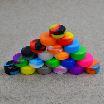 

200pcs 3ml Silicone wax Container jars for dab Wax/butane oil/oil Concentrate - Bho slick oil Non stick silicone Dab wax Jar