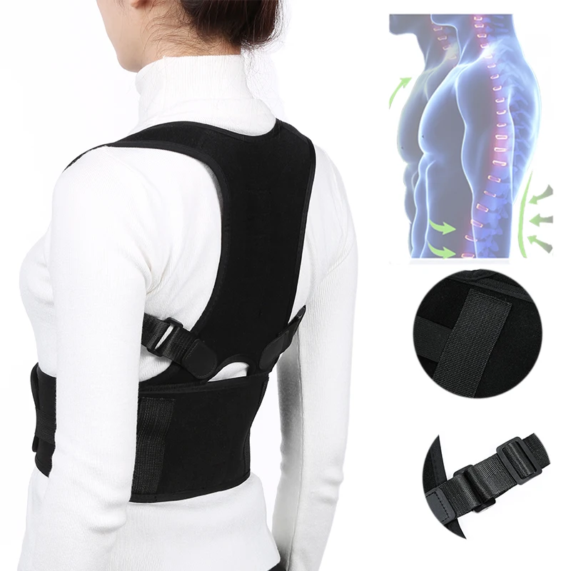 

Magnetic Adult Back Corset Shoulder Lumbar Posture Corrector Bandage Spine Support Belt Back Support Posture Correction PC201