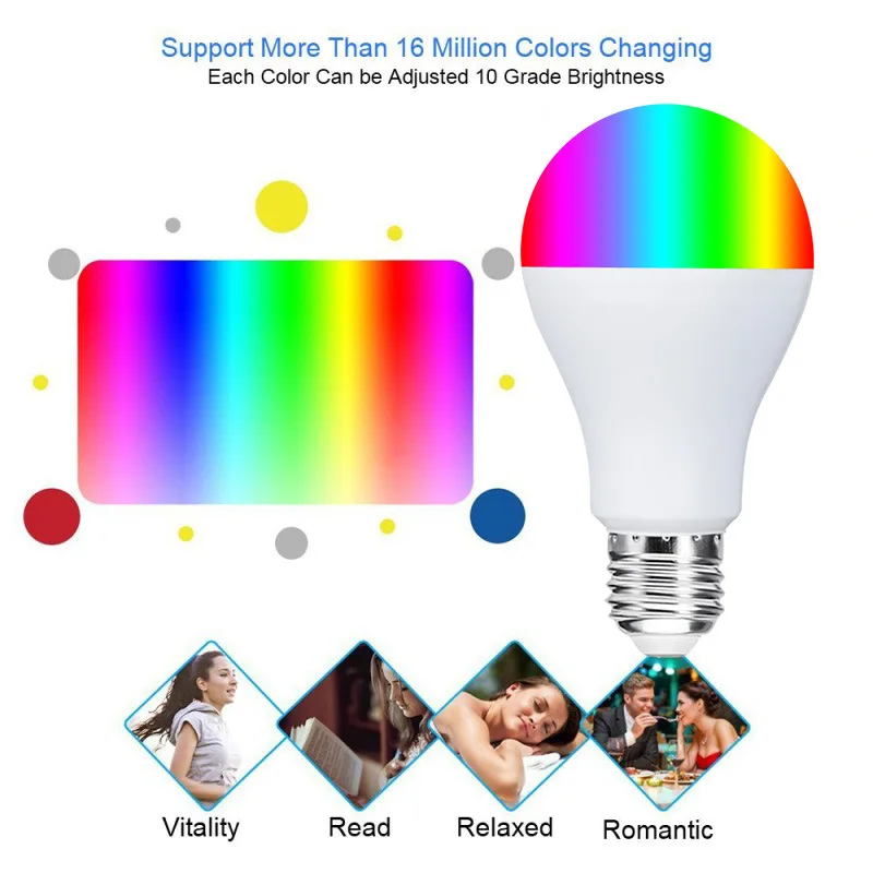 Умная лампа с RGB регулятором яркости и поддержкой Wi Fi|Модули для умного дома| |