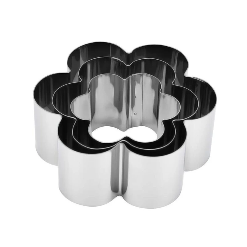 2018 New   Stainless Steel Cake Biscuit Cookie Cutter Mold DIY Baking Pastry Tool Easy operation Lightweigh Hot C0404#0         03