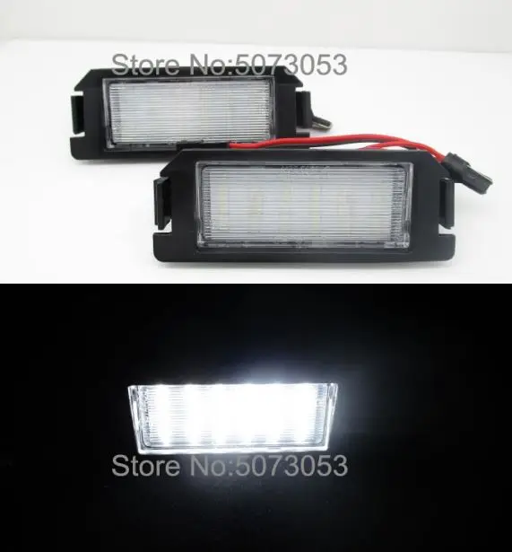 

2PCS LED License number plate lamp light for Kia Rio III UB 11-15 Picanto TA 11-15 Soul AM 09-15 Soul II PS 14-15