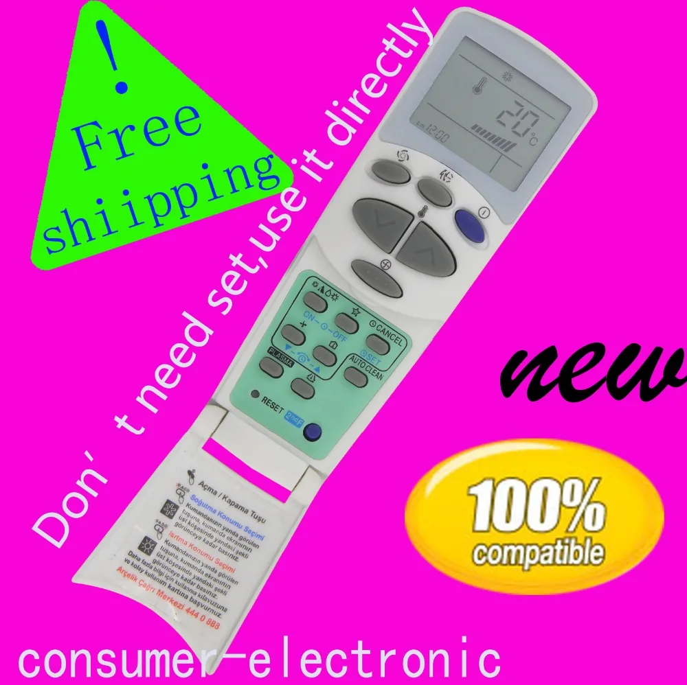 

for LG air conditioner remote control for LG AC remote control for 6711A20096C 6711A90031Y 6711A90091H L8004R 6711AR2664B