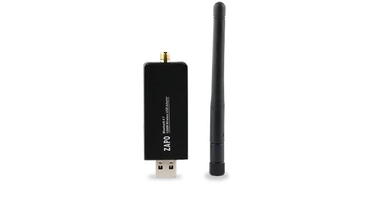 ZAPO игровой Bluetooth 4,1 добавить 5 ГГц WiFi 1200 Мбит/с беспроводной AC USB 3,0 адаптер Высокая Антенна Сеть карта для ПК настольного ноутбука тв