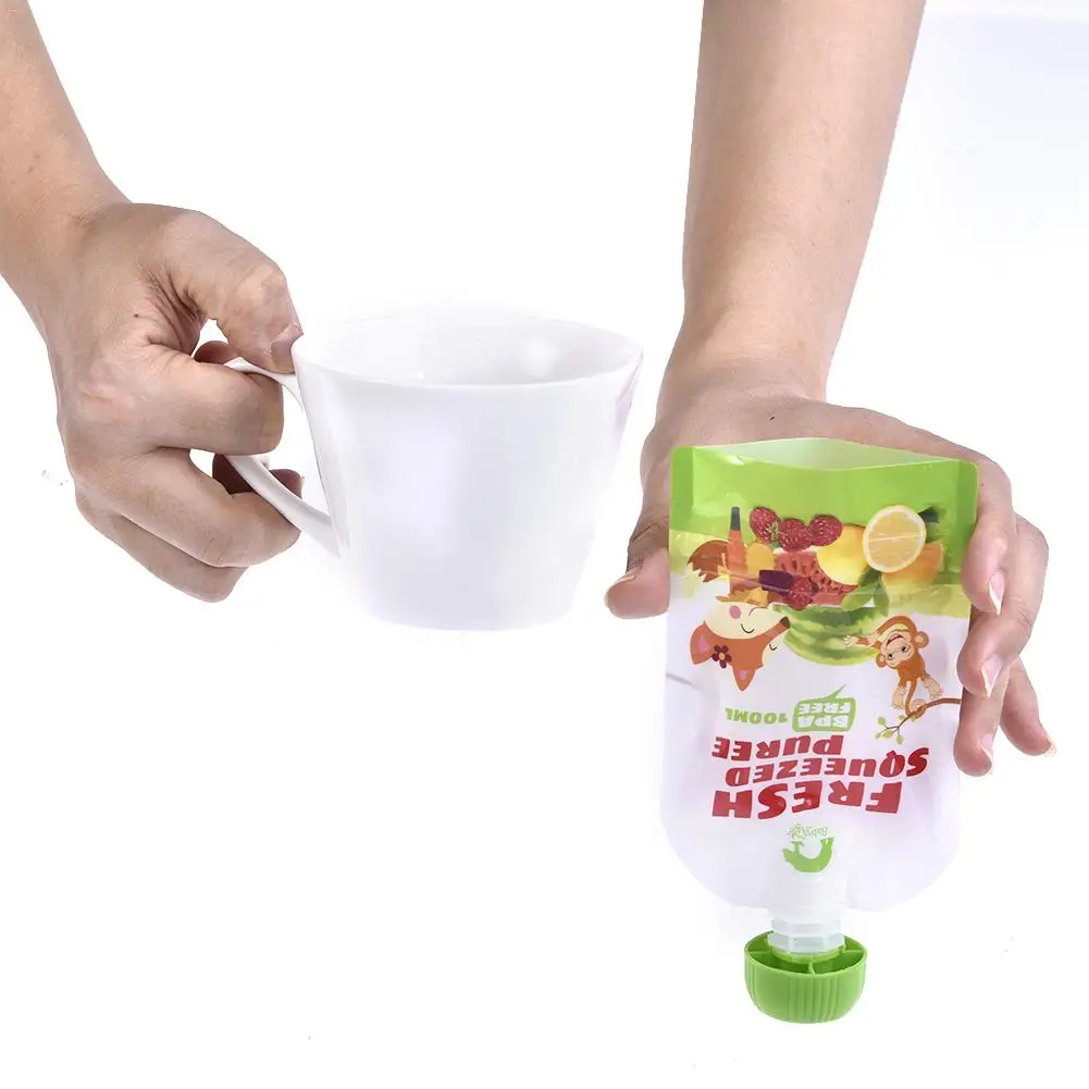 8 шт детские пакеты для еды принадлежности кормления сумка многоразовая коробка