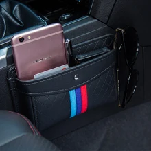 Car Net Organizer Pouch Pockets Car Storage Box Car gathering Bag For cards Mobile Phone sticky bag interior accessories