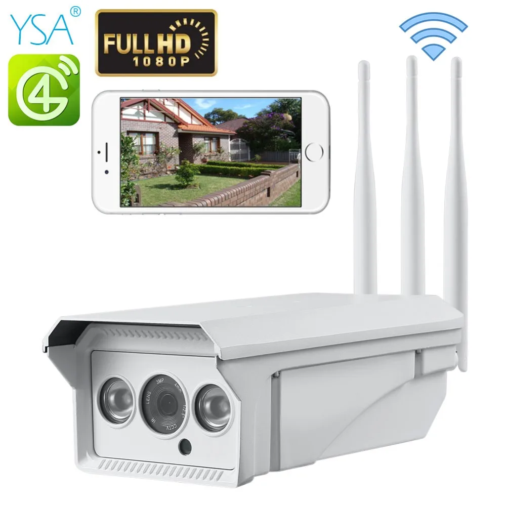 30 Вт солнечная панель IP камера 1080P HD беспроводная Wifi камера безопасности наружная 3g/4G SIM на солнечных батареях CCTV с 16GB