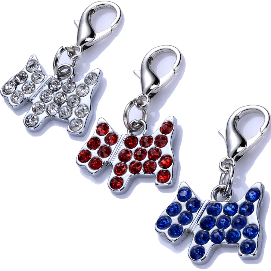 Buy Bling Rhinestones Charms For Dog Collars Pet Tags