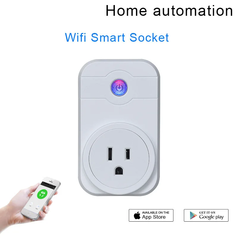 SW1 10A Wifi беспроводной переключатель US розетка английская домашняя Автоматизация
