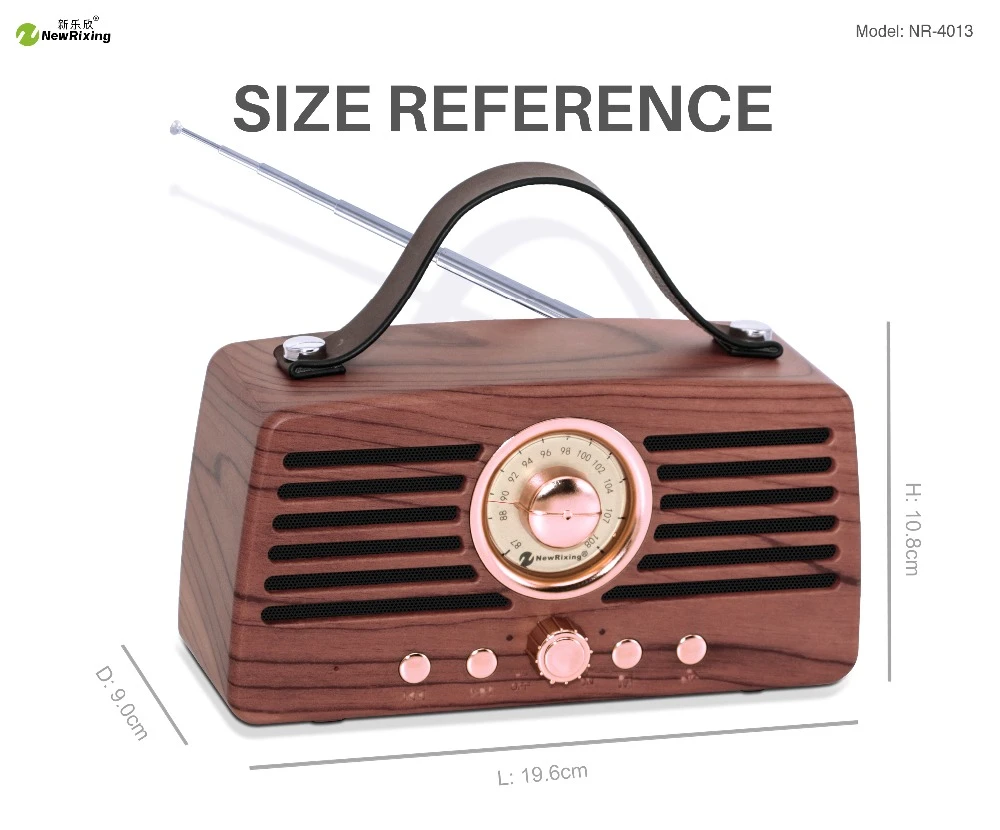 Newrixing Nr4013 Altavoz Bluetooth Speaker Colunas Hifi Tf Usb Soundbar Portable Speaker Con Radio Unattended Column For Phone Portable Speakers Aliexpress