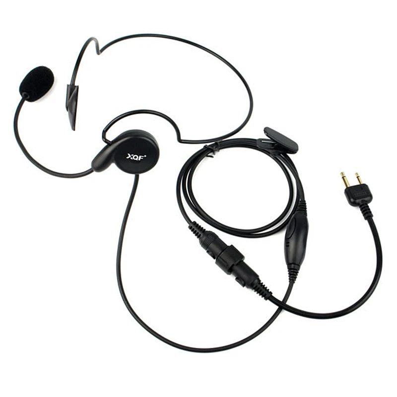 Advanced Unilateral Headphone Mic Neckband Earpiece Cycling Field Tactical Headset For ICOM F3G F4G F11 F11S Two Way Radio