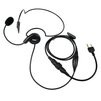 Advanced Unilateral Headphone Mic Neckband Earpiece Cycling Field Tactical Headset For ICOM F3G F4G F11 F11S Two Way Radio